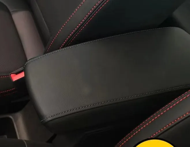 غطاء من جلد الغزال لملحقات فولفو XC40 2018-2023 صندوق مسند ذراع مركزي من الجلد غطاء حماية تعديل ديكور الأكمام