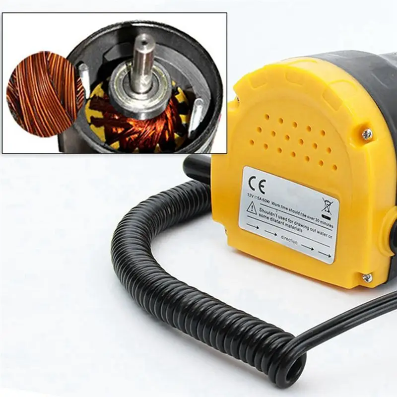 A65P-Car Oil Pump Car Engine Oil Pump 12V Electric Fluid Sump Extractor Scavenge Fuel Transfer Suction Boat Motorbike