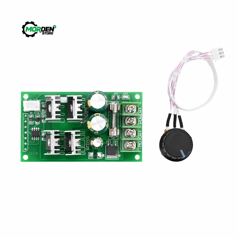 DC 6-30V 6A Motor Speed Controller Reversible PWM Control Forward/Reverse Switch Board Max 10A Module 12V 24V CCM6N Power Supply