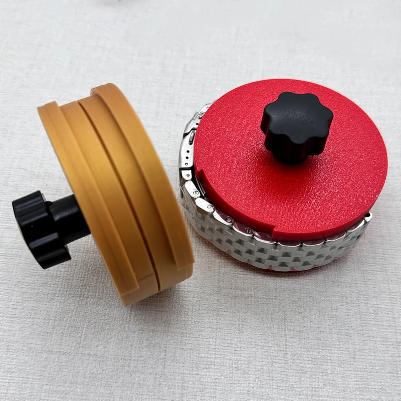 

Adjustable width strap polishing fixture, strap polishing accessory, watch strap fixing clamp, watchmaking repair tool
