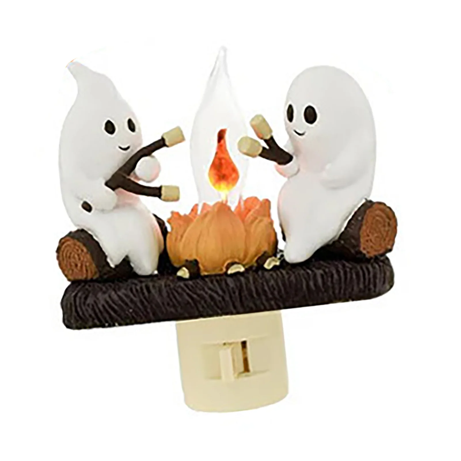 ضوء ليلي لهب وامض LED ديكور فريد من نوعه عالي الكفاءة ضوء دافئ شبح المعسكر ضوء الليل لعائلة الأصدقاء #3