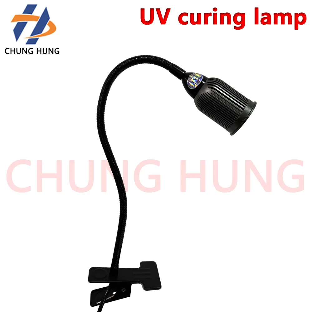 

10W high-power UV curing lamp foot switch nail eyelash green oil ink shadowless glue fast drying curing purple light lamp