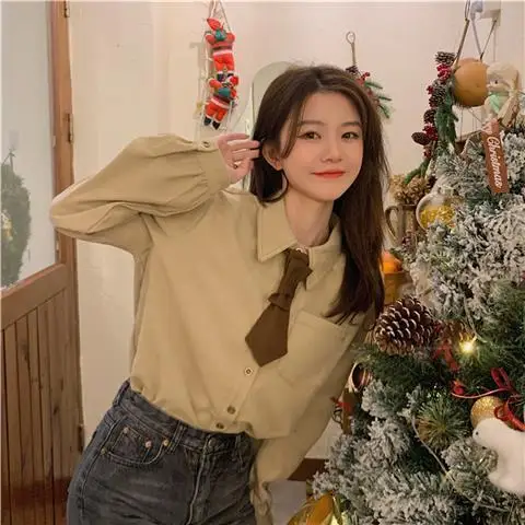 Camisa de algodão de veludo jaqueta feminina solta meados de comprimento aberto cardigan topo primavera outono inverno estilo cor pura botão até jj290