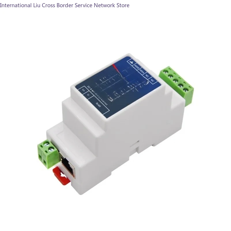 din rail mounting serial to Ethernet Device Server Modbus Gateway RS485  to TCP/IP DC9-24V