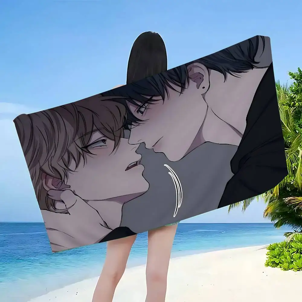 Negative Romance Bl Beach Towel Colorful Bath Towels for Girl Microfiber Quick Dry Custom Sand Free Beach Yoga Spa Gym Pool