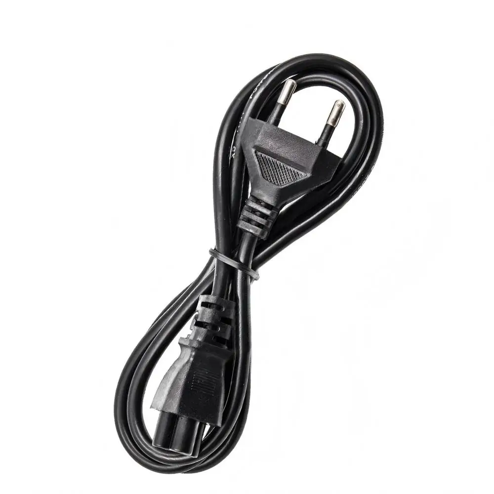 European Standard Power Cord 3-pin Charger Plug Power Adapter Cord AC Power Extension Cable 1.2m EU Power Cord