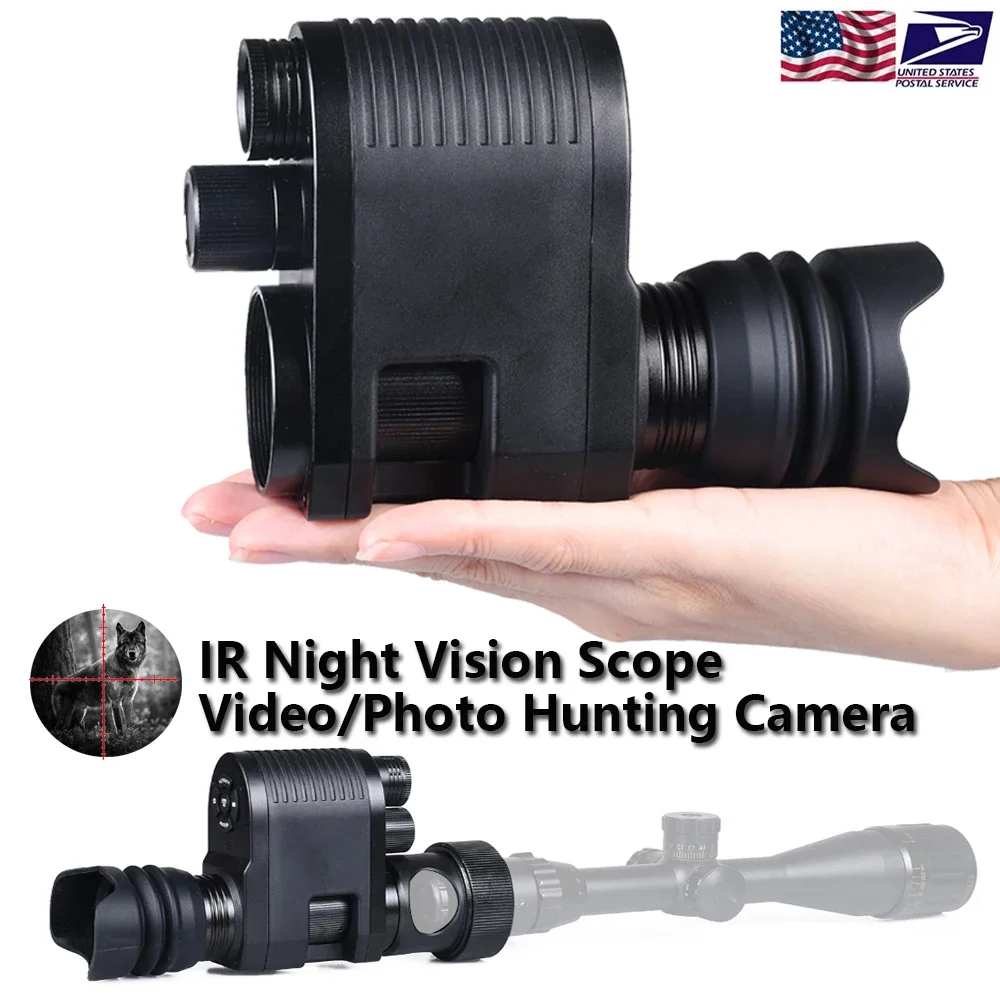 Infrared Night Vision Scope Device Optical HD Digital Imaging Full Color Day and Night Outdoor Hunting Observation Camera