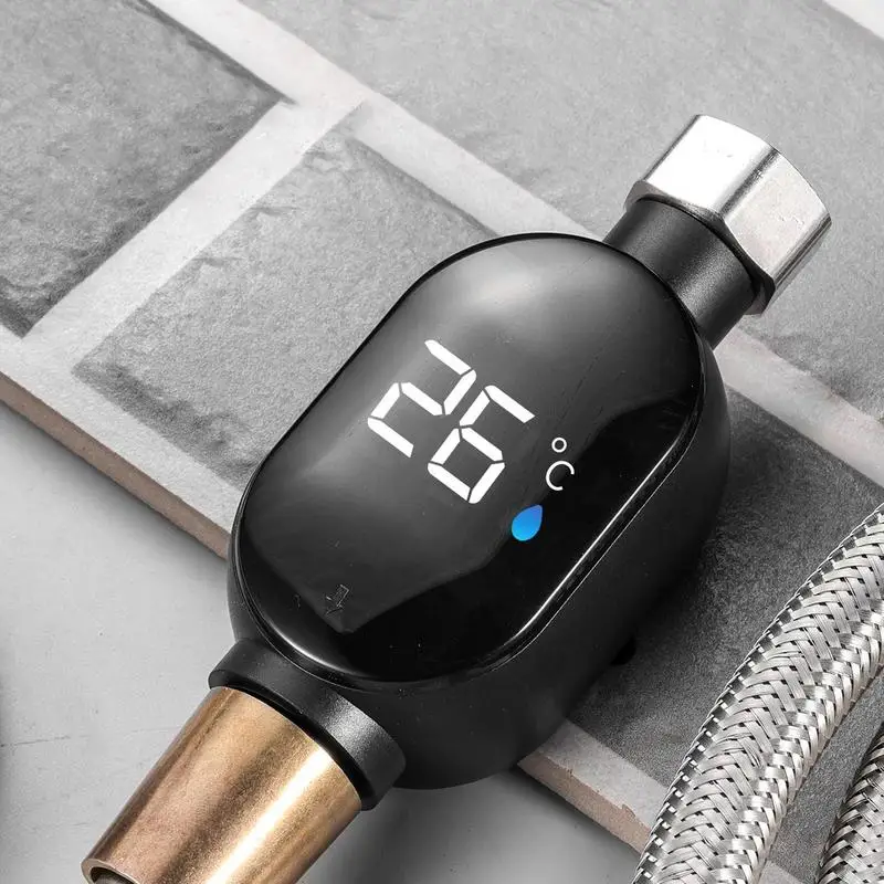 

Датчик температуры воды для душа, мгновенный считывание, монитор температуры воды для детской ванны, водонепроницаемая сантехника для отеля