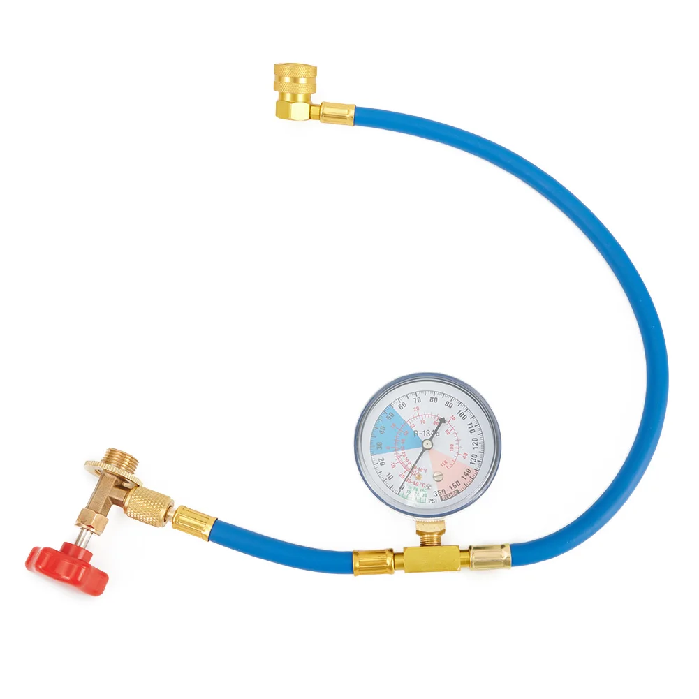 Essential for m14 AC Car Air Conditioning Recharge Measuring Hose Gauge Reduction Long lasting Handle Essential