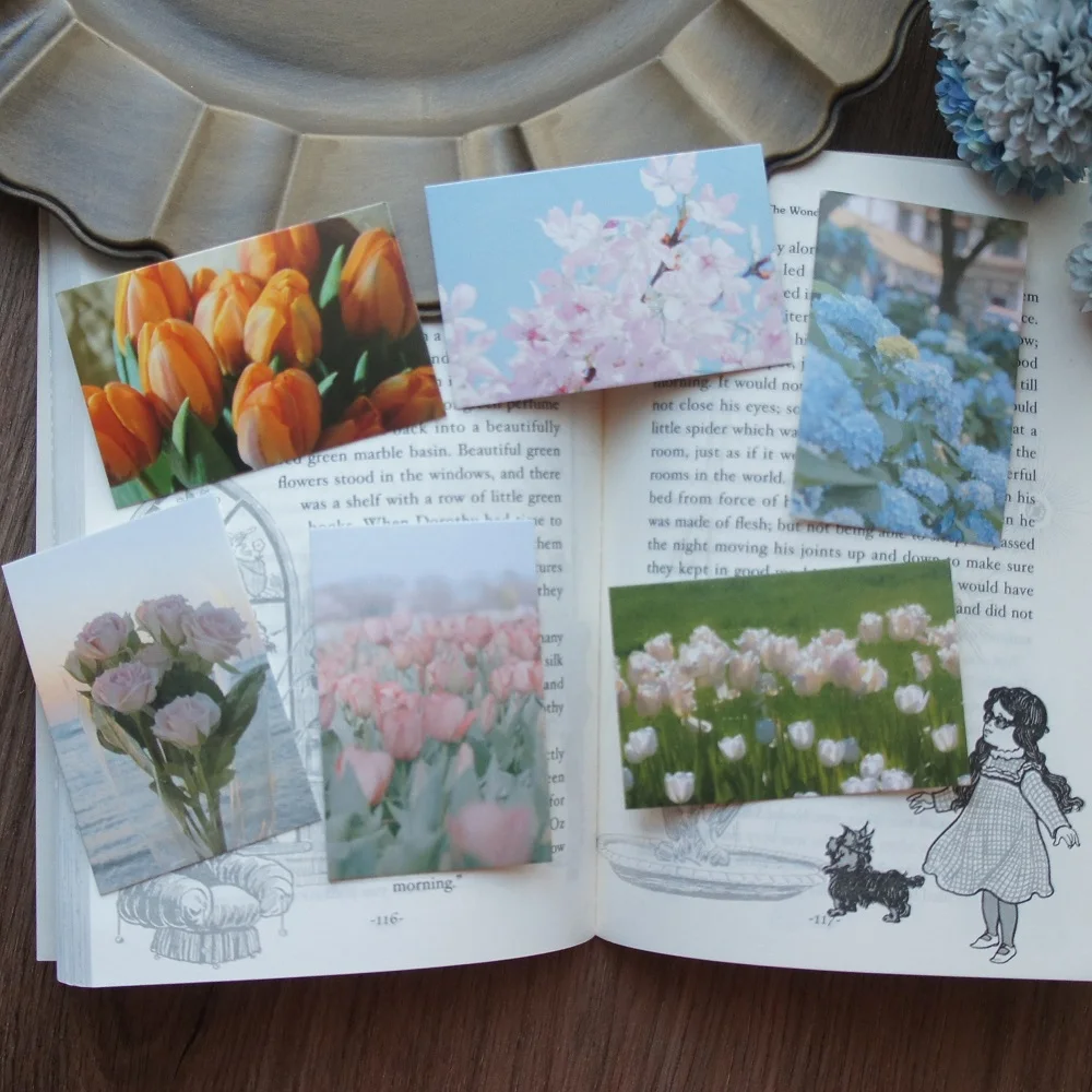 Multi-use 27pcs Picking Flowers By The River Mini Card As Scrapbooking Party Invitation Cards Message Cards