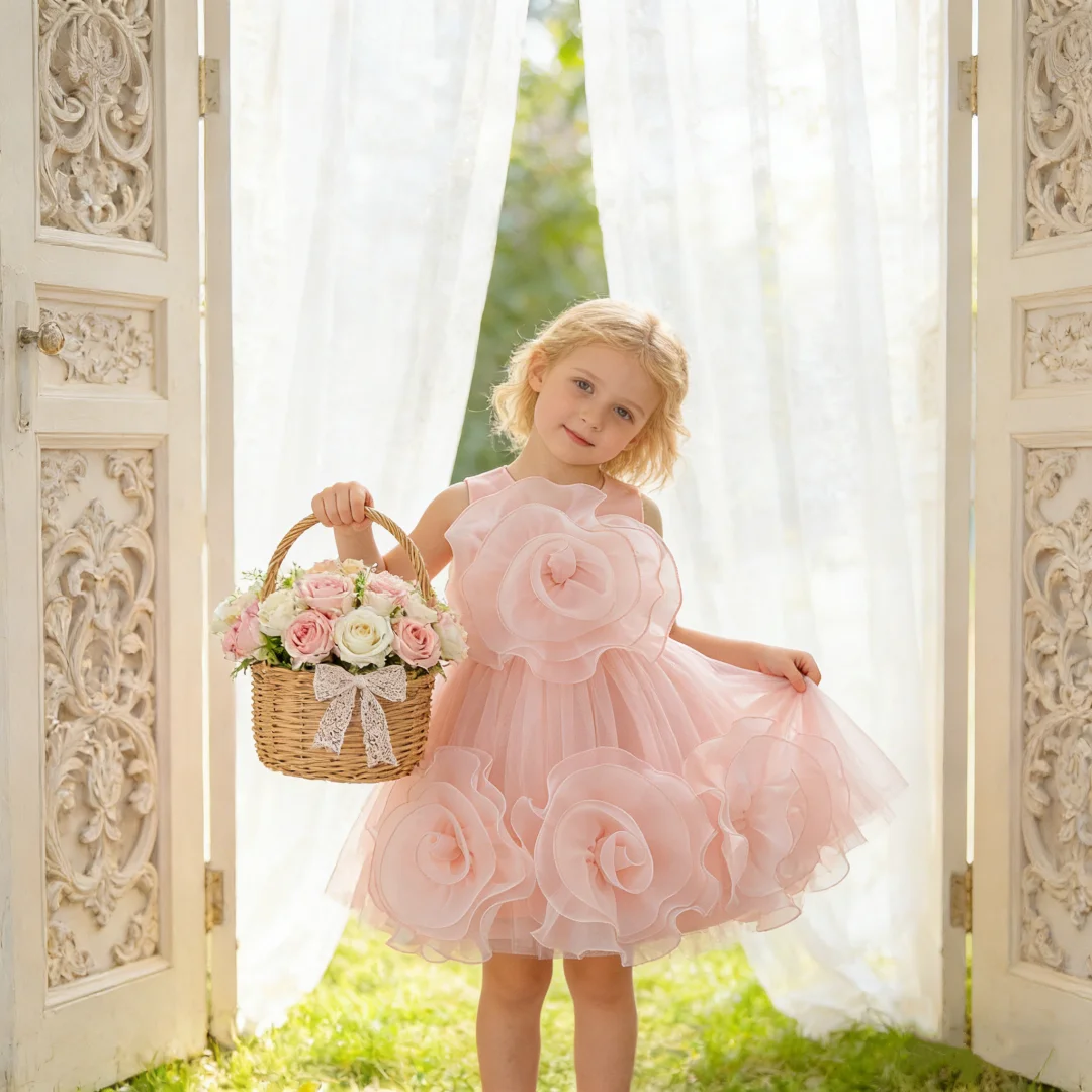 Sweet pink baby girl dress bir - Baby Clothing High End recension och pris