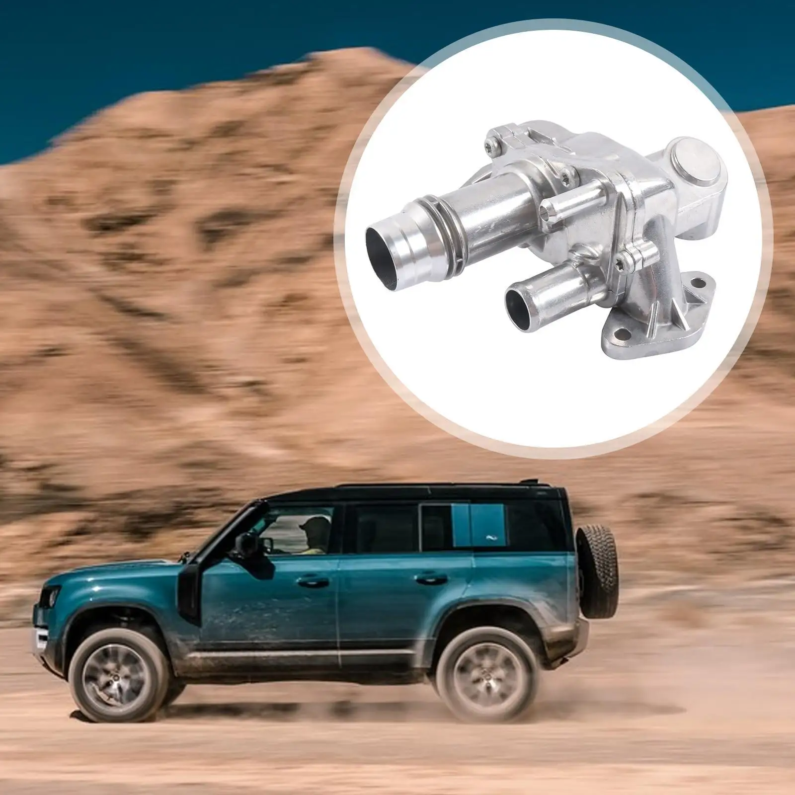 Instalação rápida Jde38234 do conjunto 1316061 da carcaça do termostato do líquido refrigerante do motor