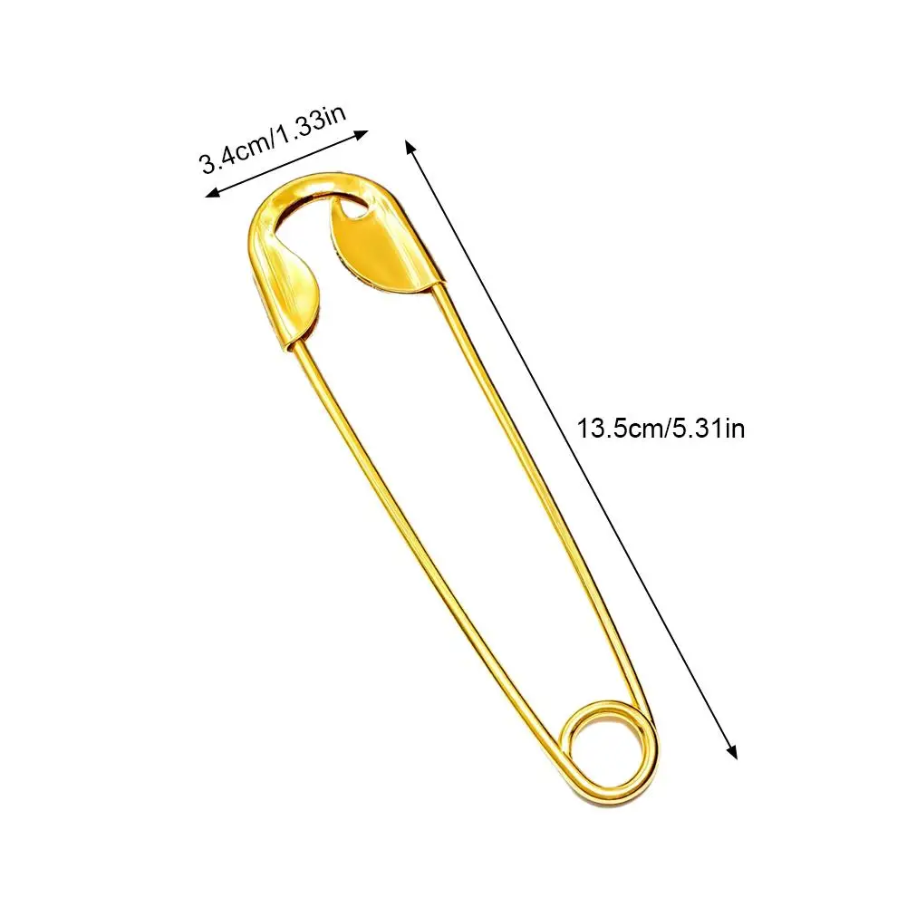 Metall-Haarspange im Sicherheitsnadel-Stil, Legierung Haarklammer für Damen, Gold Silber Rot, Modische Haarklauen, Accessoires, Kopfschmuck, Süße Mädchen Geschenke – Detail 10