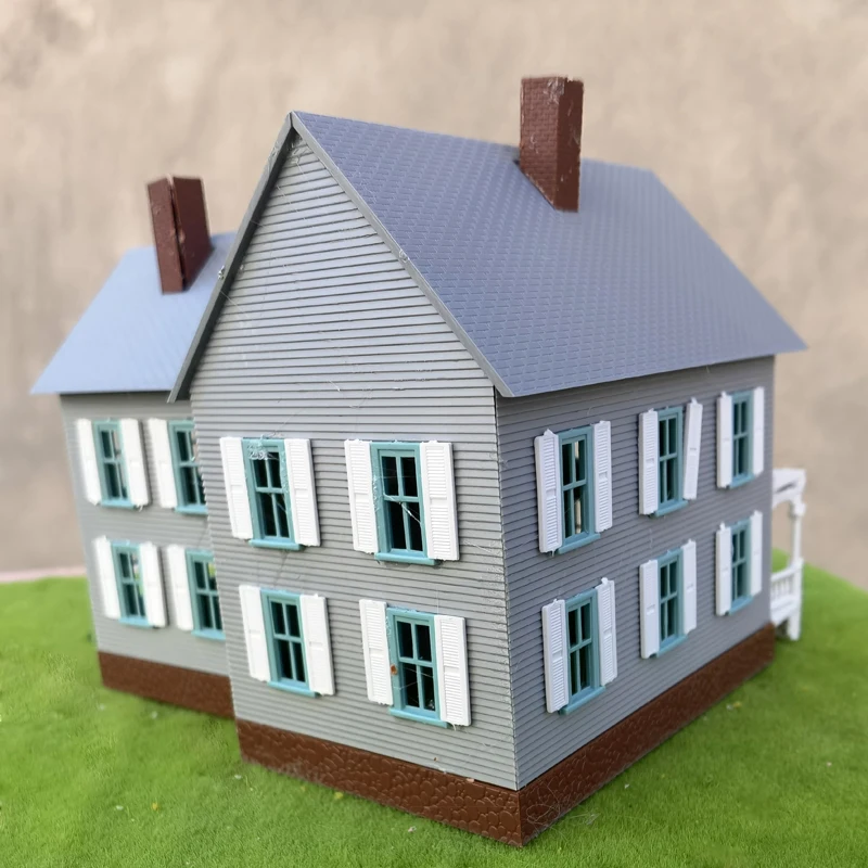 HO scale Dwelling house kit model 1/87 scale model buliding architecture material model train railroad layout