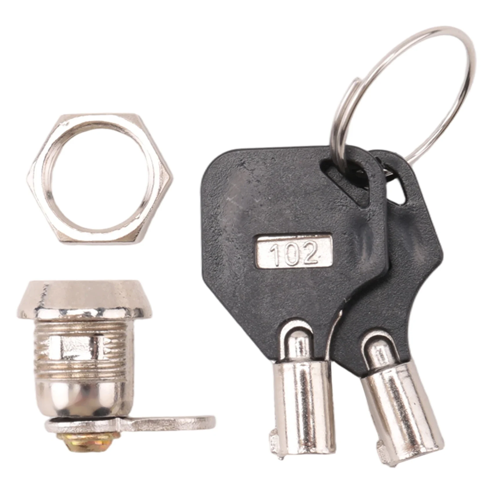 Cabinet Door Quarter Turn Security Tubular Cam Lock W Keys-A21R