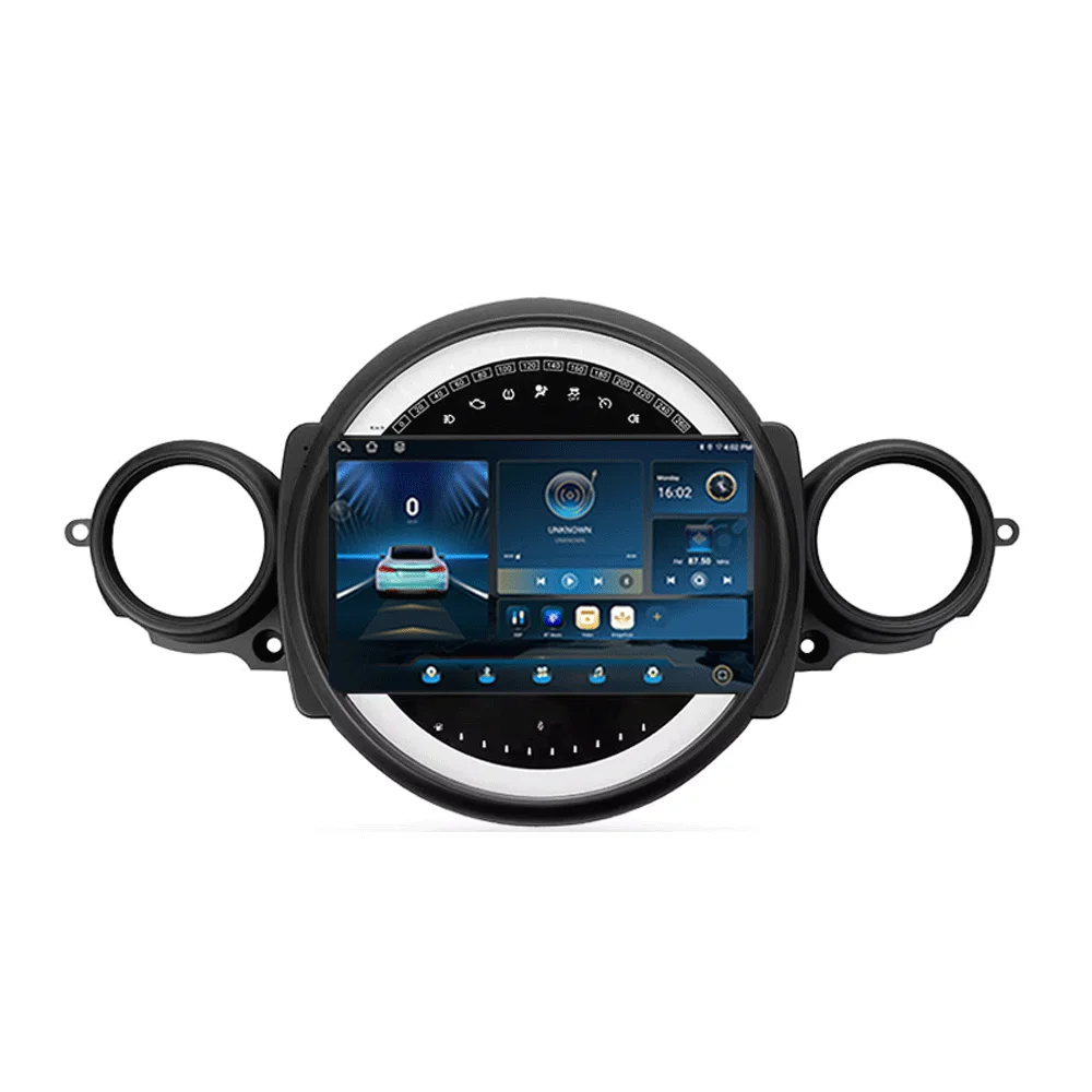 Auto radio Android 16 voor BMW Mini Cooper R56 R60 R51 2006 - 2015 GPS Carplay Navigatie Stereo Auto DSP BT DVD Multimedia Speler - afbeelding 2