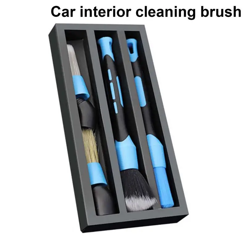 Car Wash Brush Detail Small Automotive Interior Cleaning Tools Air Conditioner Air Outlet Cleaning Brushes for Car Interior