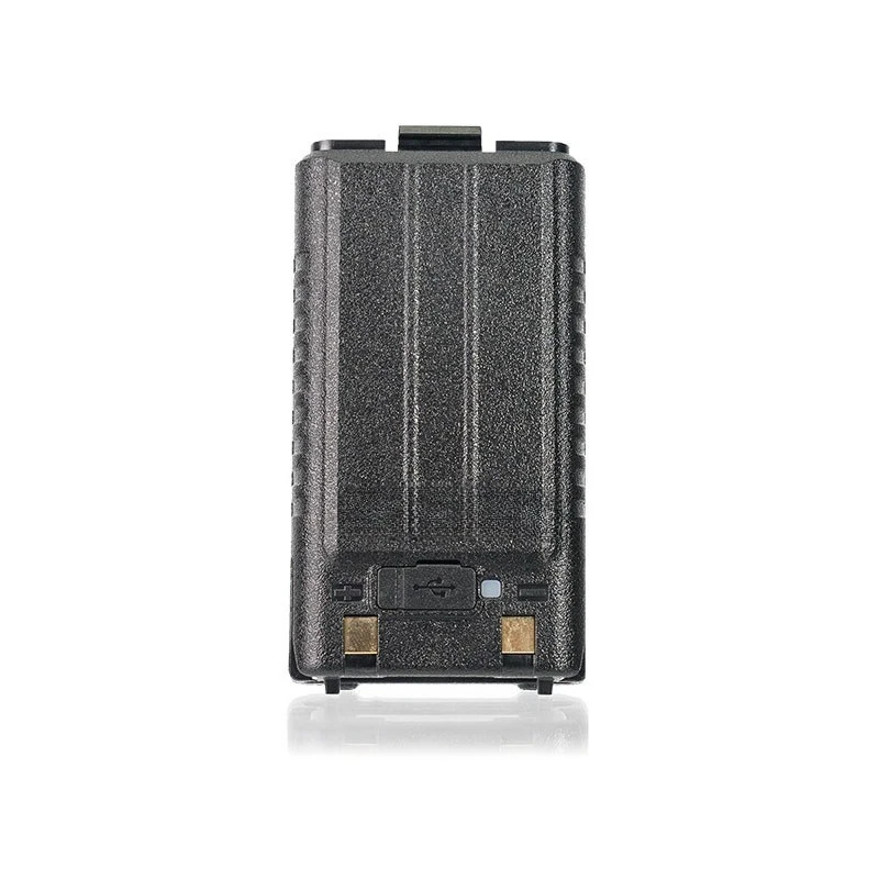 Bateria recarregável UV-5RH Pro Walklie Talkie para Baofeng UV-5RM Bateria 2500/3800mAh de alta potência tipo C de carregamento BF-K5 Plus
