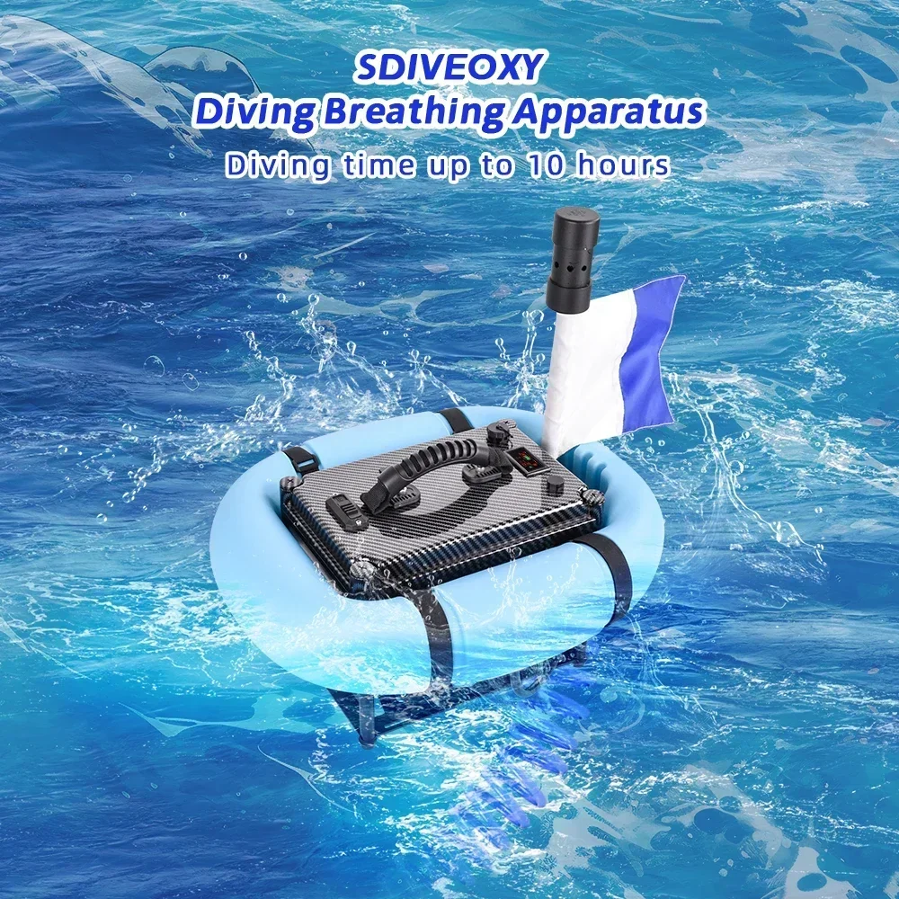 Enhanced Edition Underwater Scuba Diving Snorkel Device Diving Waterproof Portable Rechargeable 14 Meters Outdoor Recreational