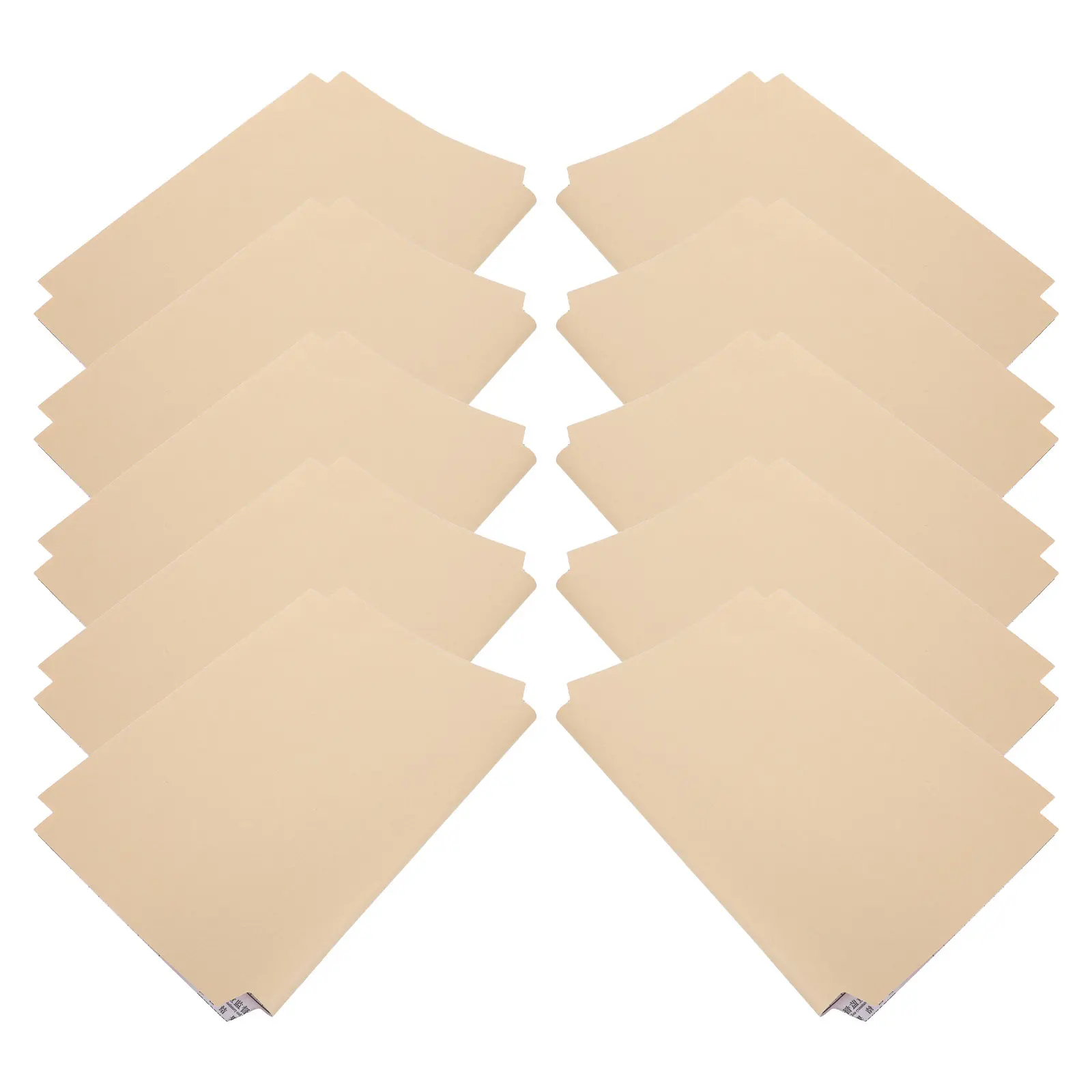 10Pcs Self-Adhesive Book Cover Wrap Kraft Paper 18.5x13.4 Inches Large Textbook Protector Dustproof Sleeve for School College