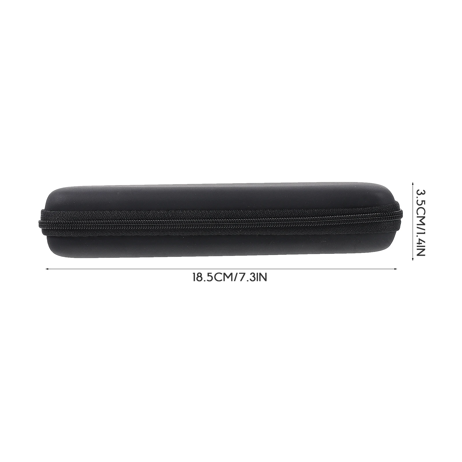 

3 Pcs Harmonica Storage Box Pouch Protector Stand-up Case Black Polyester EVA Bag