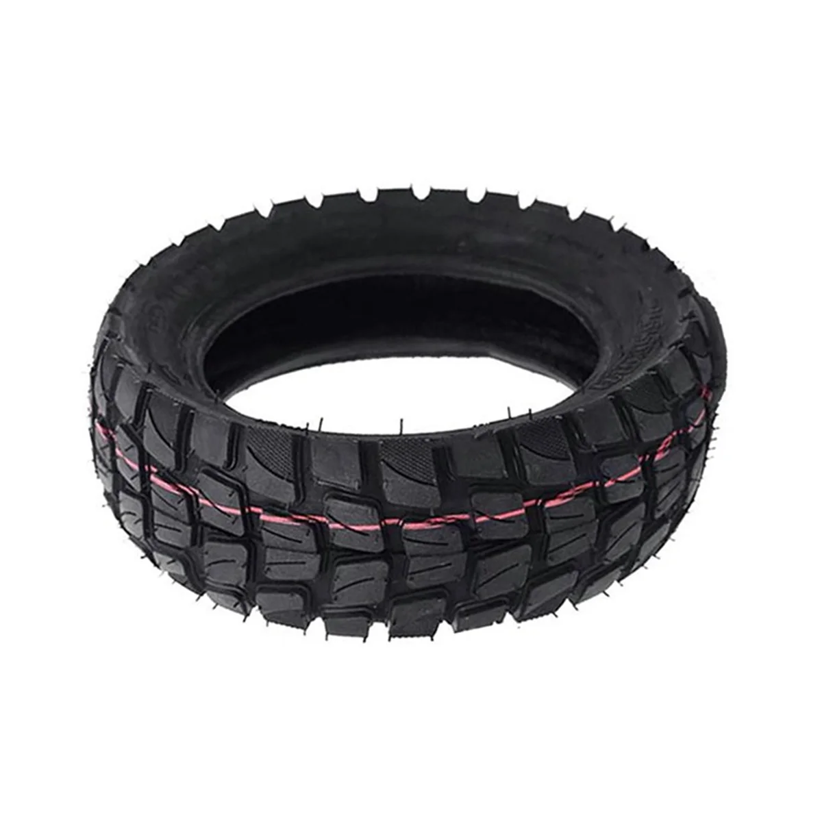 255x80Mm Electric Scooter Tire for 10X Dualtron KuGoo M4 10 Inch Thickened and Widened Off-Road Tire Black