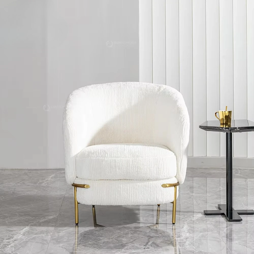 Modern Luxury Chesterfield Sofa Armchair Velvet Leather Fabric Living Room Casual Comfort Chair Set Hotel Waiting Room