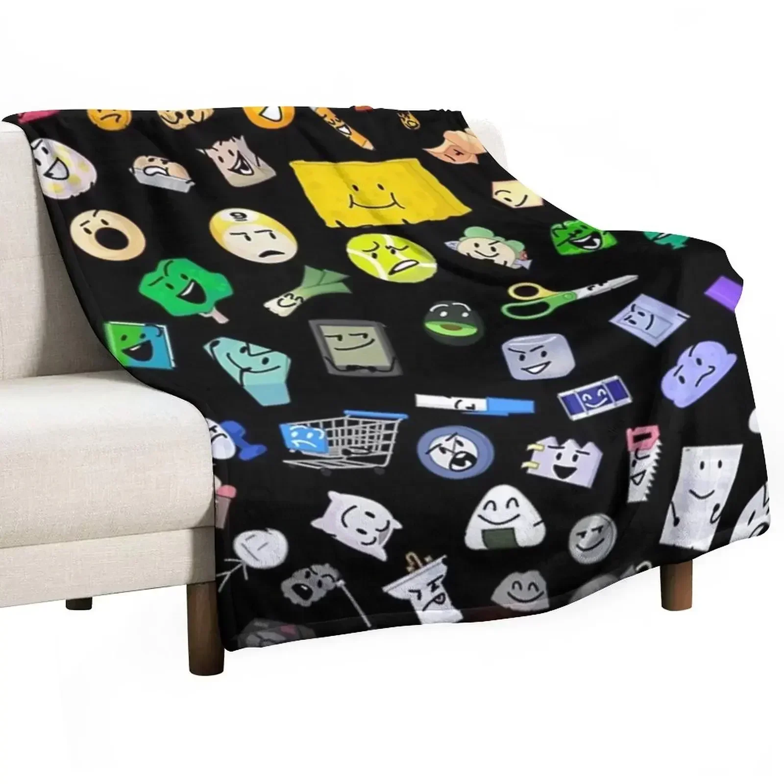 

BFB and TPOT Full Cast Throw Blanket anime Blankets For Sofas For Decorative Sofa Decorative Beds Blankets