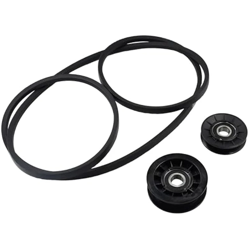 GX20286 GX20287 Flat Idler Pulley With Drive Belt GX20006 For Lawn Mower 1760097 280-143 690409MA 280-097 265-186