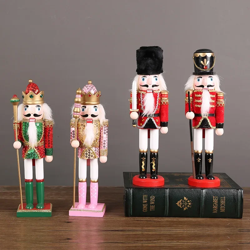 New Nutcracker ornaments, puppets, children's toys, holiday gifts, window tabletop ornaments, king soldier puppets