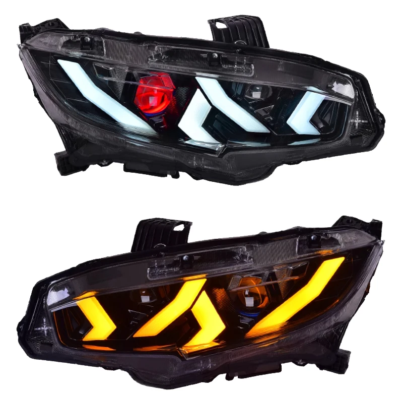 High Quality for 10th Gen 2016-2021 Car Accessories 12V Front Light Upgrade Headlight Assembly