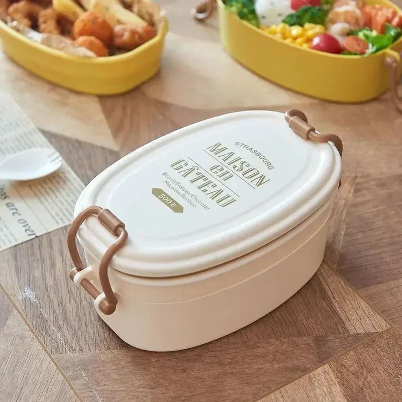

Japanese Bento Office Microwave Safe Lunch Box Sandwich Biscuit Fruit Picnic Box Food Storage Containers Meal Prep Loncheras