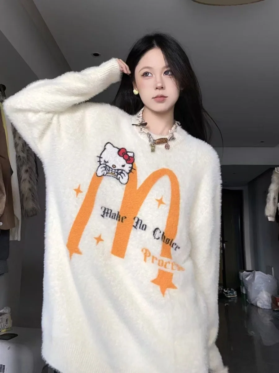 Nowa kolekcja 2024: Damska bluza bez rękawów na wiosnę i jesień, cienka, oversize, luźna, uniwersalna, w stylu lazy, z kapturem, idealna dla studentek.