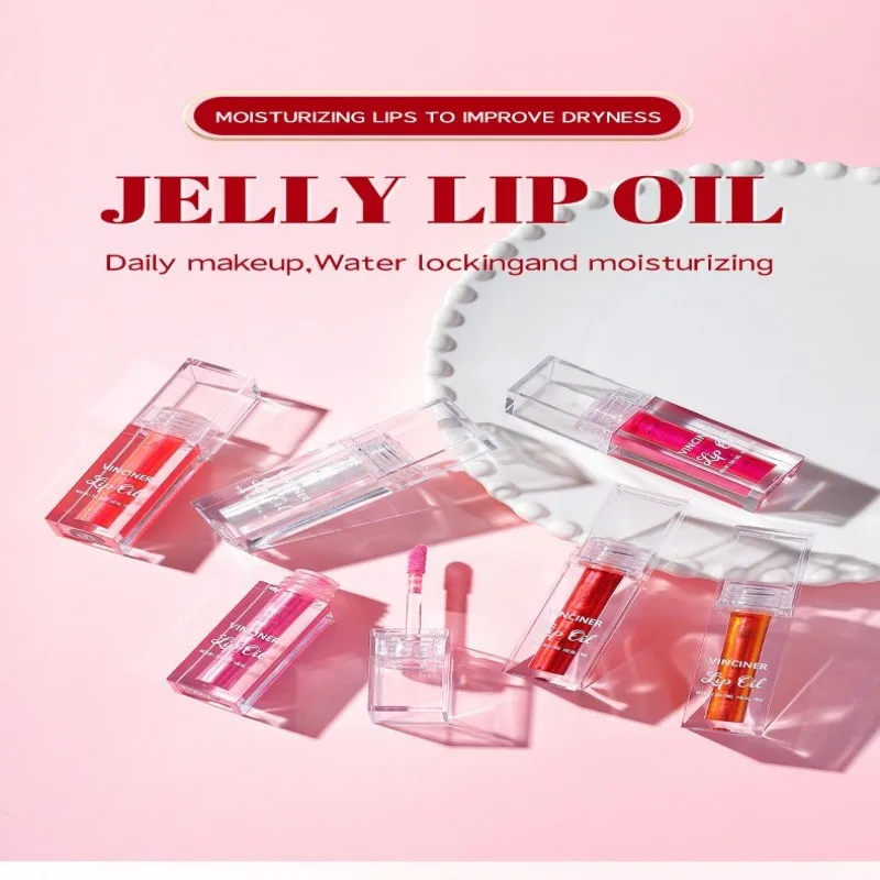 Parel kleurverandering lipgloss, spiegellipgloss rijk, water lichtverandering kleur hydraterende lipgloss (parel kleurverandering)