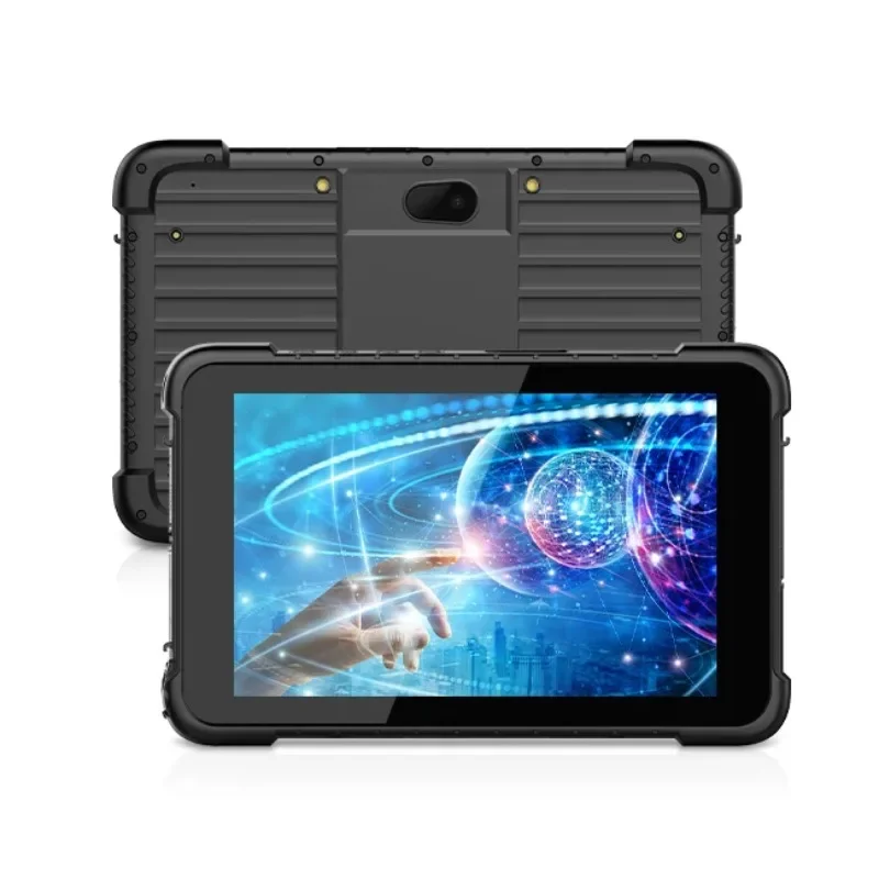 8 Inch 10000mAh Drop-Proof Dust-Proof Waterproof IP67 Tablet Rugged Tecno Rugged Tablet PC