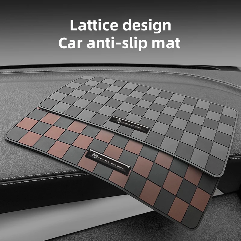 سيارة منقوشة المضادة للانزلاق وسادة السيارات لوحة القيادة تخزين حصيرة ل MG ZS 5 7 6 Cyberster MG4 EV ES5 HS واحد GT GS MG3 EZS 3SW MARVEL-R Hector #6