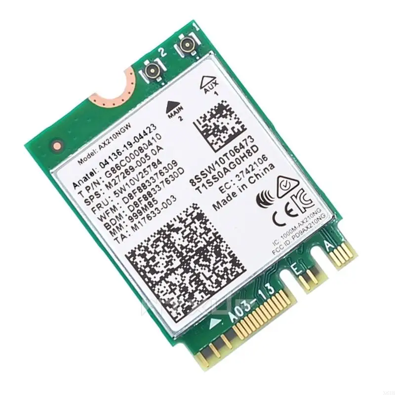 N84B Wi-Fi6e AX210NGW MINI PCI-E WIFI CARD 2 6G Bluetooth-совместимый5.2 Беспроводной
