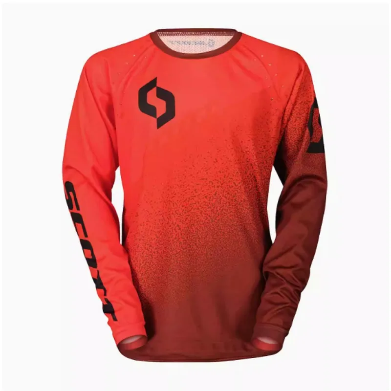 

2025 Latest Mountain Off Road Cycling Motorcycle Men's and Women's Street Quick Drying Breathable Printed Long Sleeved Top