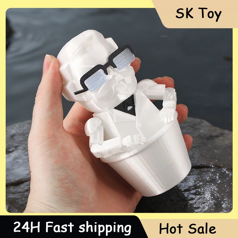 

3D-13cm Delta Force Figure Doll 3D Figure Little Bucket Grandpa Game Collection Toy Figurine Boys Creative Gifts Collections