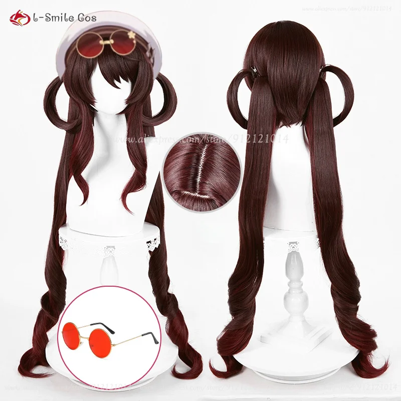 アニメランタン儀式-hutao-コスプレウィッグ-86-センチメートルブラウングラデーションウィッグ女性のための-hu-tao-cos-ウィッグ耐熱人工毛ハロウィン