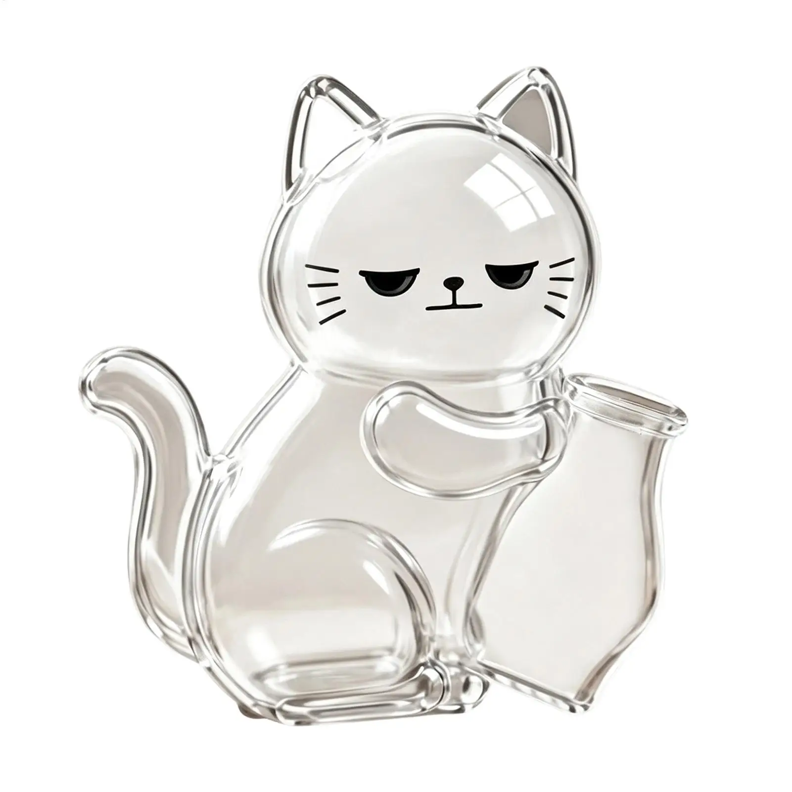 Cat Whisker Holder Magnet Clear Kitten Whisker Storage Kitten Hair Container Magnets For Homeowners Animal Lovers Pet Parents