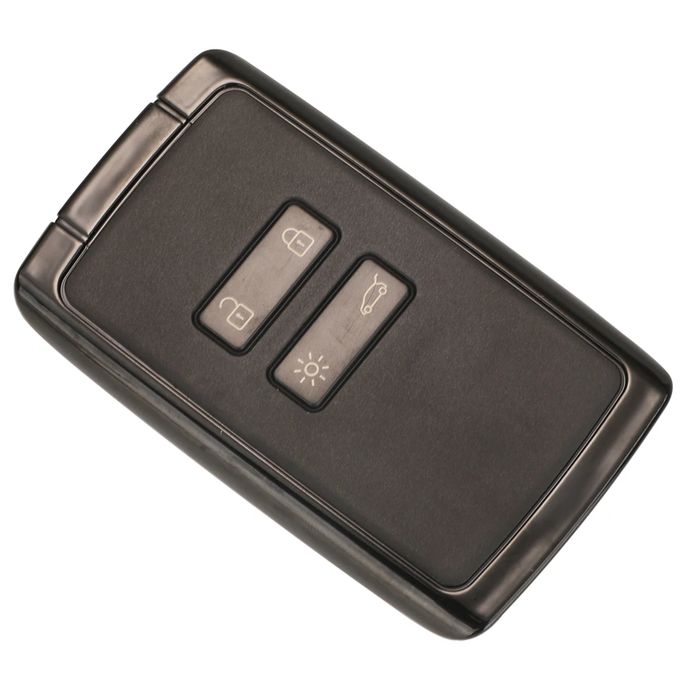 jingyuqin Alarm Smart Remote Car Key 434mhz Hitag AES 4A Chip For Renault Megane 4 Keyless Go / Entry Car Key