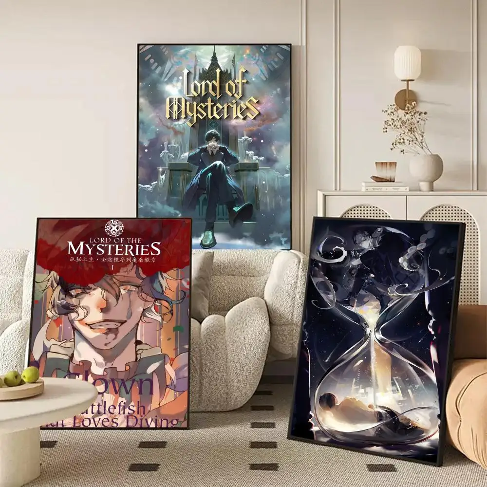 سيد الألغاز أنيمي ملصق ملصقات HD مقاوم للماء اللوحة جدار الفن لغرفة النوم غرفة المعيشة ديكور المنزل الديكور هدية