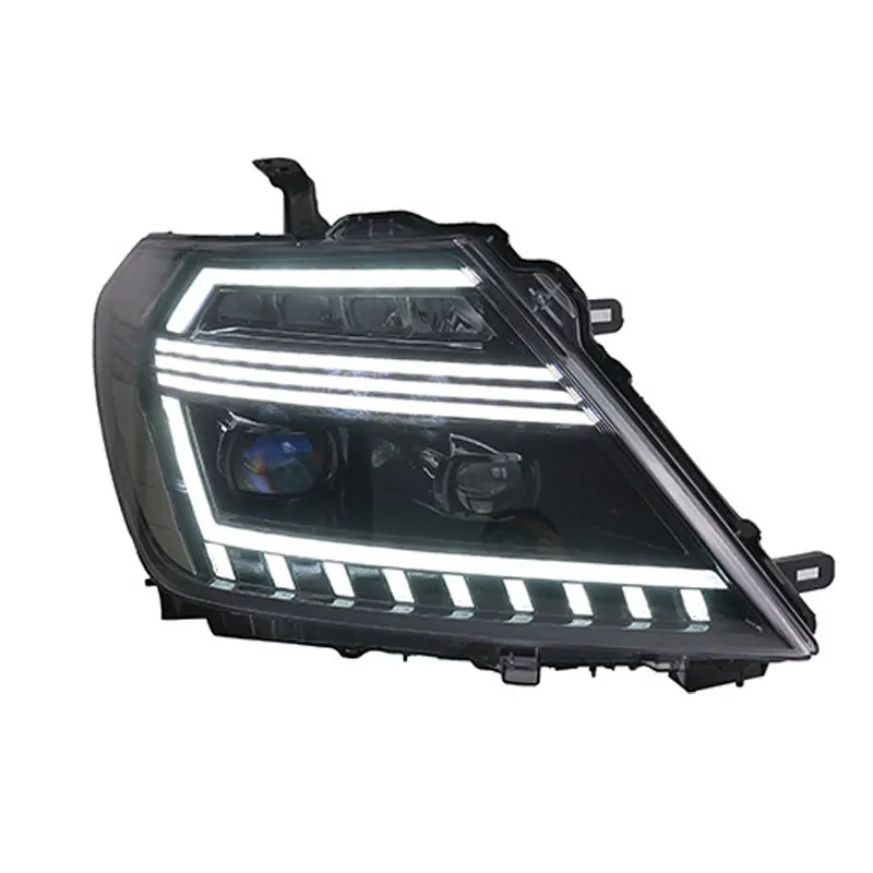 2pcs Headlight Assembly for Nissan Patrol 2012-2019 Modified Daytime Running Light low and high beam turn signal car accessories
