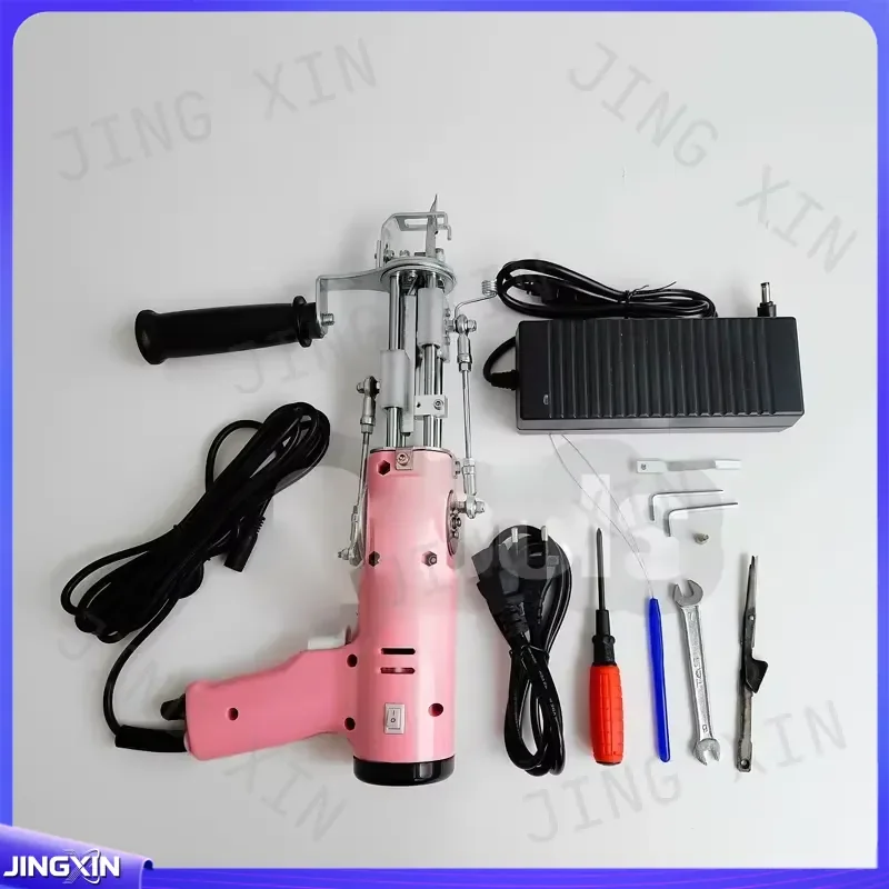 Custom for Tufting Gun 2 in 1 Cut Pile Loop Pile Carpet Making Machine Rug Punch Needle Tool DIY Handheld Weaving Loom Kit