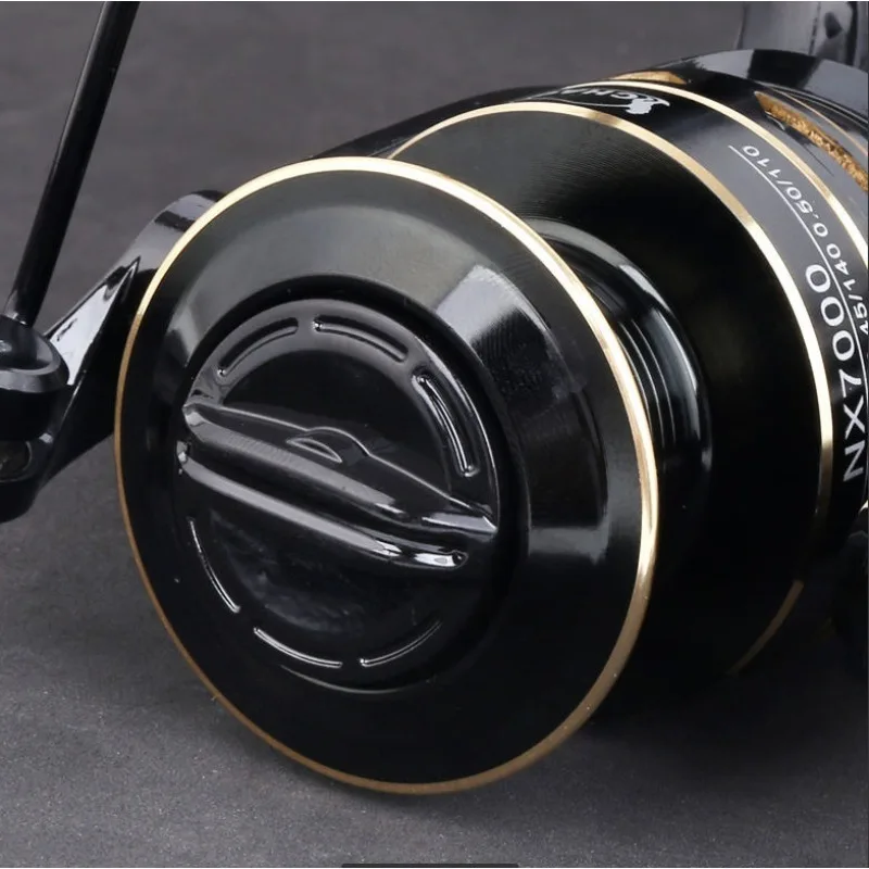 Full Metal Spinning Fishing Reel Cnc Oblique Mouth Anti Line Explosion 14bb Long Casting For Sea Rod Lure Freshwater Saltwater
