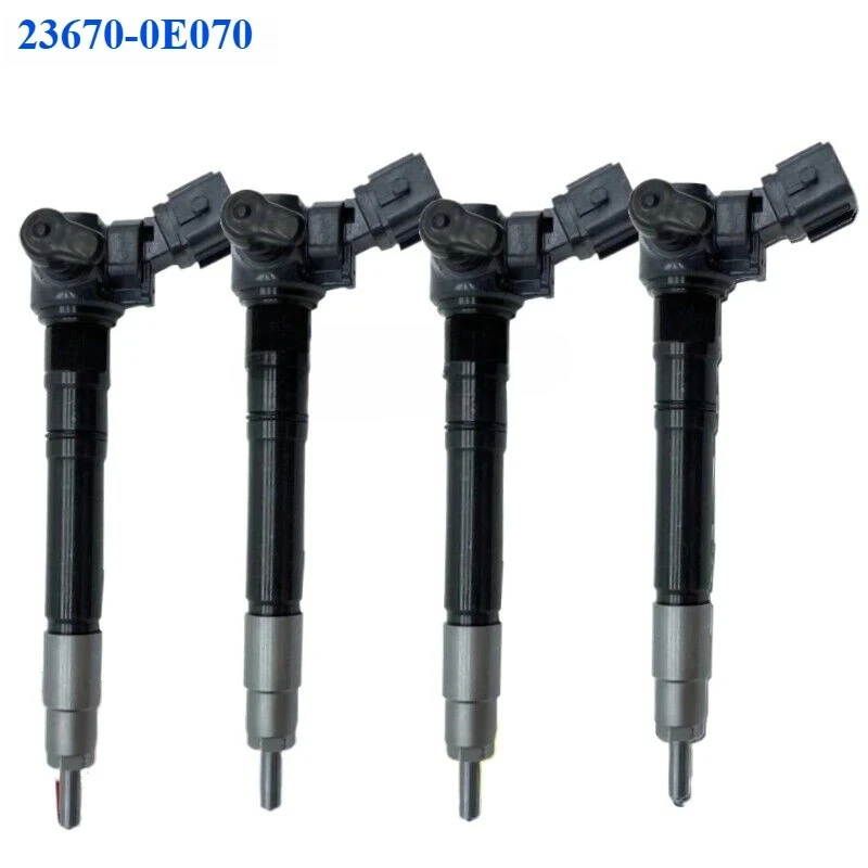 

4X 23670-0E070 23670-09460 Fuel Injector for Toyota Hilux Revo-