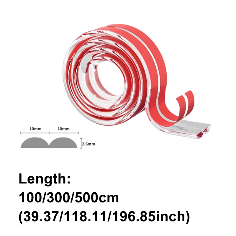 1/3/5 متر الجدول واقي للحواف الأثاث ركن حامي قطاع ذاتية اللصق شفافة الاطفال الاصطدام برهان لينة الوفير سلامة الطفل