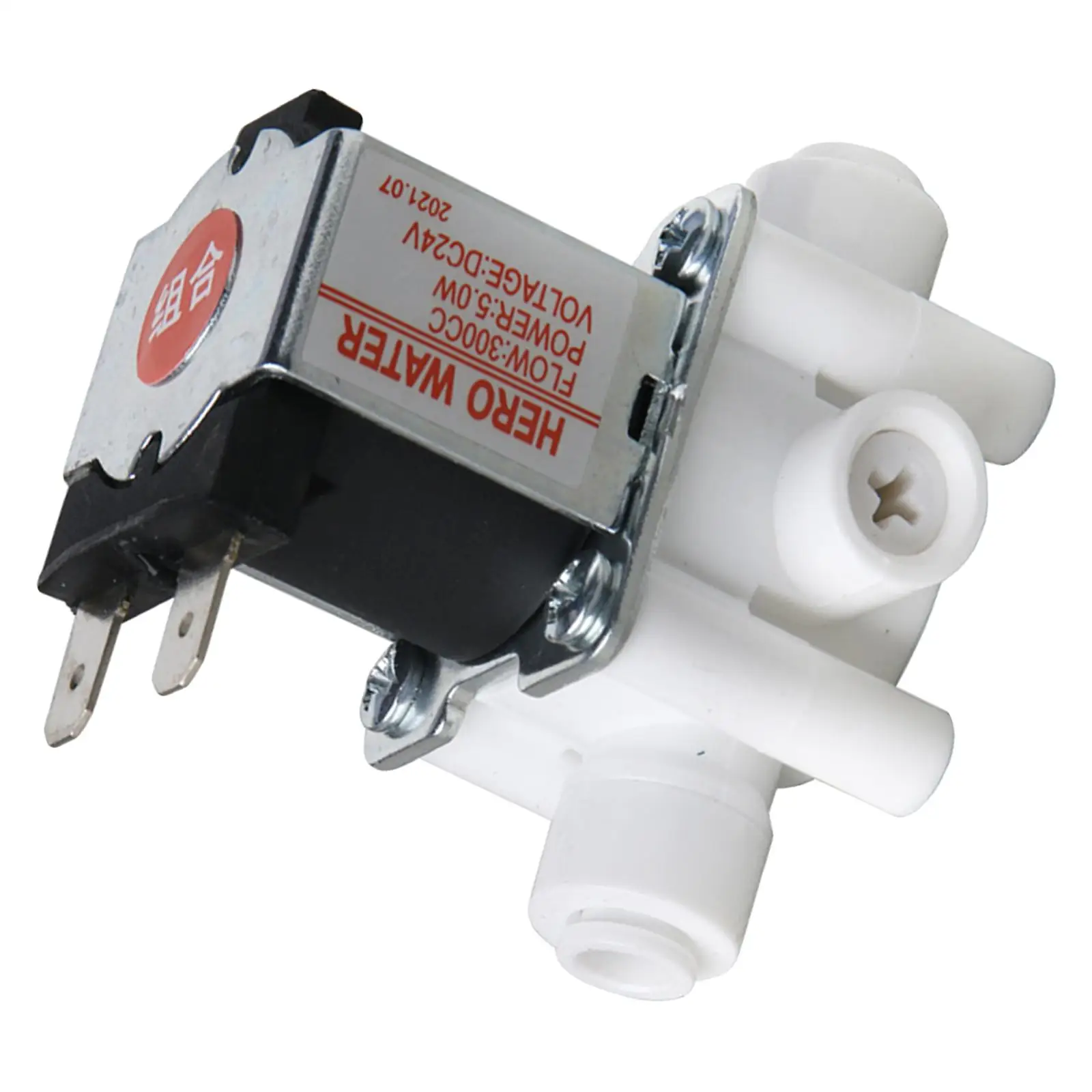 Flow Control Water Valve 1/4 Inch Fast Interface Solenoid Valve for Drinking Water Equipment and Dispensers