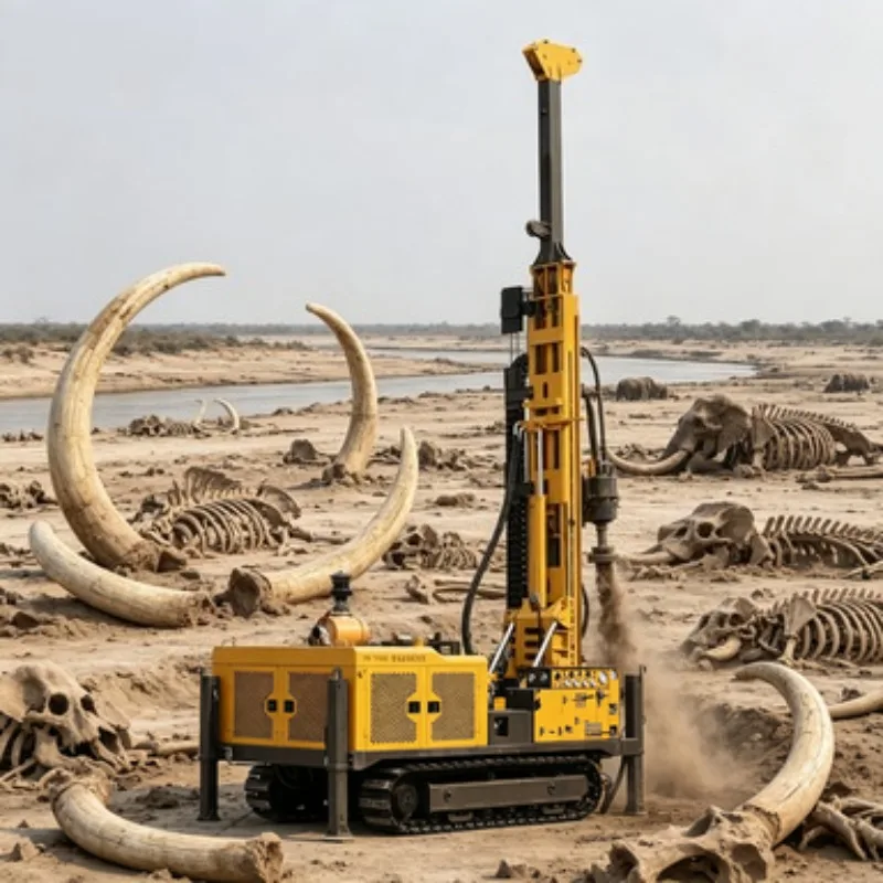 Hydraulic Core Diamond Drill Rig Crawler Mounted Full Hydraulic Core Drilling Machine Core Sample Drill Rig 180m